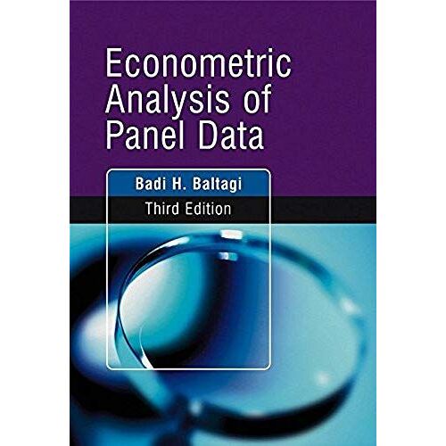 Econometric Analysis Of Panel Data