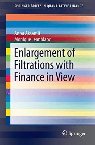 Enlargement Of Filtration With Finance In View