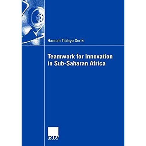 Teamwork For Innovation In Sub-Saharan Africa