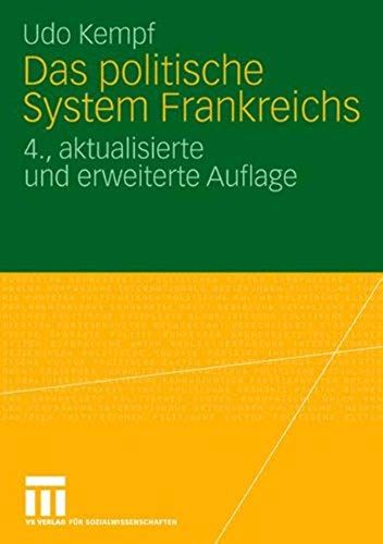 Das Politische System Frankreichs (Studienbücher Zur Sozialwissenschaft)