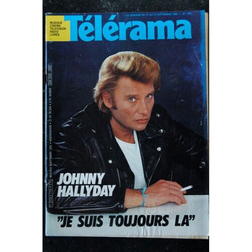 Telerama 1704 Septembre 1982 Johnny Hallyday