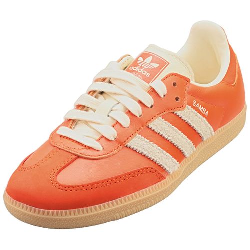 Chaussures Adidas Samba Og Blanche Et Orange Pour