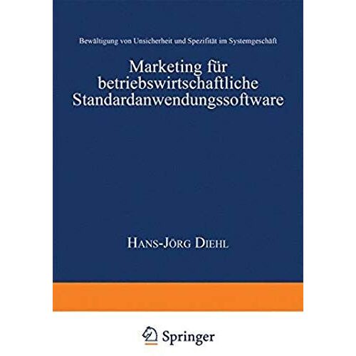 Marketing Für Betriebswirtschaftliche Standardanwendungssoftware