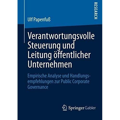 Verantwortungsvolle Steuerung Und Leitung Öffentlicher Unternehmen