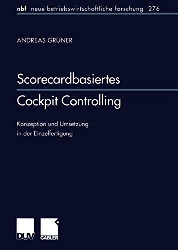 Scorecardbasiertes Cockpit Controlling