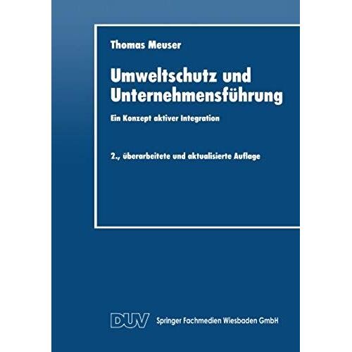 Umweltschutz Und Unternehmensführung