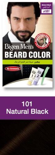 Bigen Men's Beard Colour Natural Black B101 
