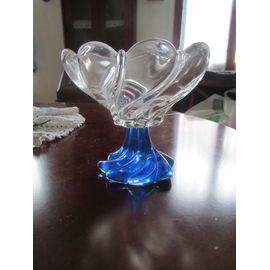 Coupe Walther Glas avec pied bleu