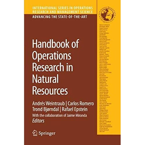 Handbook Of Operations Research In Natural Resources