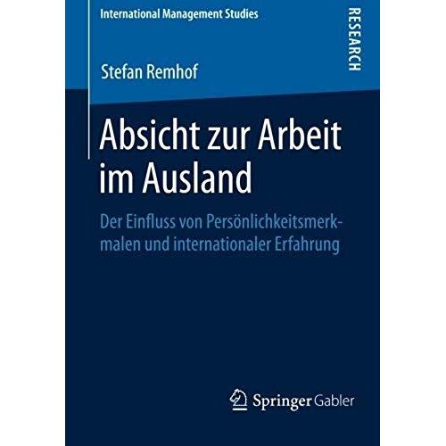 Absicht Zur Arbeit Im Ausland
