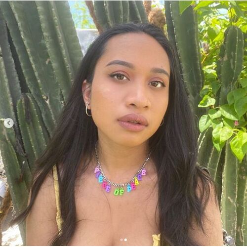 Collier Pendentif Personnalisé Avec Combinaison De Lettres De Couleur Bonbon - Miwi-Angel