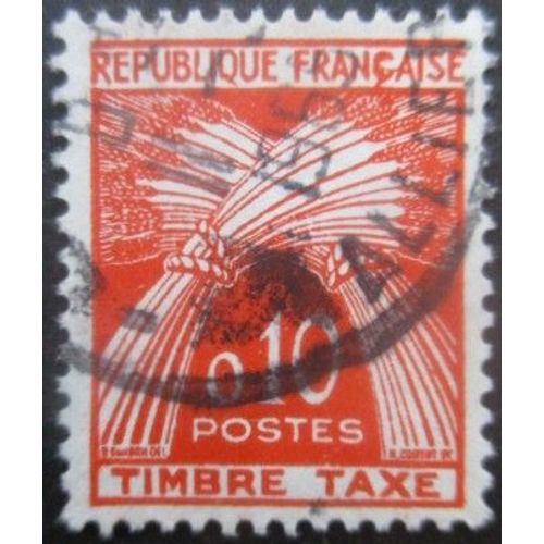 France Taxe N°91 Oblitéré