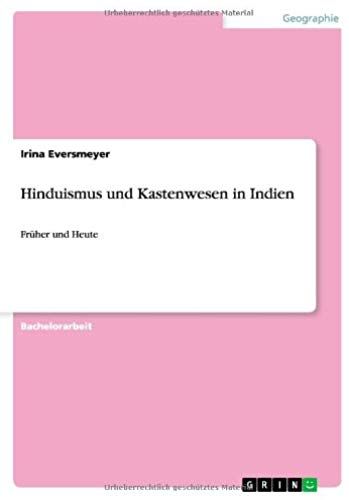 Hinduismus Und Kastenwesen In Indien
