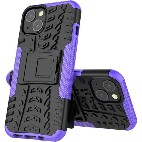 Coque Pour Iphone?13 Militaire Shock-Absorption Et Anti-Rayures Amovible 2 En 1 Coque De Apple Iphone?13. Hyun Purple
