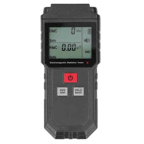 Détecteur de rayonnement électromagnétique Testeur de rayonnement de champ magnétique portatif EMF mètre pour l'extérieur