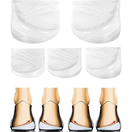 Soulèvement Orthopédique Du Talon Réglable Aux 2/3 Couches Pour La Supination Et La Correction De La Surpronation Inserts Compensés Médiaux Et Latéraux Au Talon Pour Les Douleurs Au Genou, Les Jambes Arquées