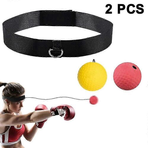 Reflex Ball - Bandeau Multicouche Souple De Qualité Supérieure Ballon De Boxe - Balle De Vitesse Réflexe - Entraînement À La Coordination ?Il-Main