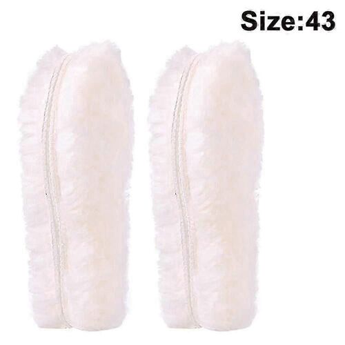 Semelle Intérieure En Peau De Mouton Pour Bottes - Semelles Chaudes Épaisses Et Moelleuses En Laine D'agneau Pour Femmes Et Hommes Bottes De Neige Pantoufles Chaussures