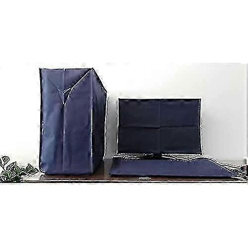 3 pièces Computer Dust Cover Moniteur + Clavier + Ordinateur Hôte PC Étanche à la poussière Couvertures d'ordinateur Boîtier Ordinateur Housse de poussière pour PC de bureau Cpu Tour Protéger