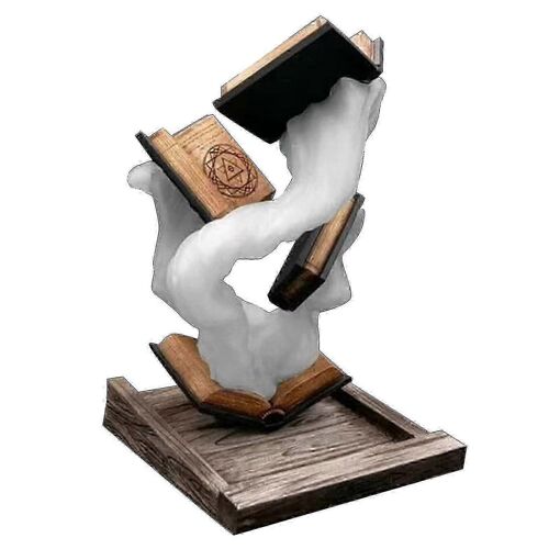 Magics Dice Tower Multicolor Resin 25x15x10cm Creative Gift Large Garden Gnome--White