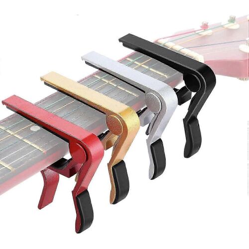 4 Pcs Guitare Aluminium Métal Universel, Guitares Électriques Acoustiques Et Classiques,