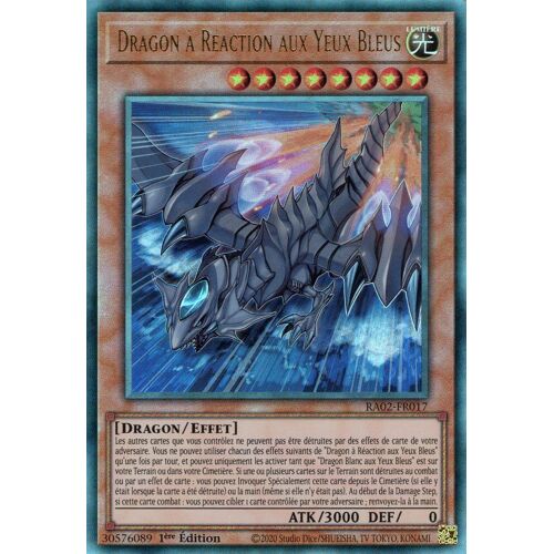 Yu Gi Oh Ra02 Fr017 Dragon À Réaction Aux Yeux Bleus Ultimate