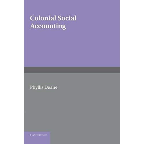 Colonial Social Accounting