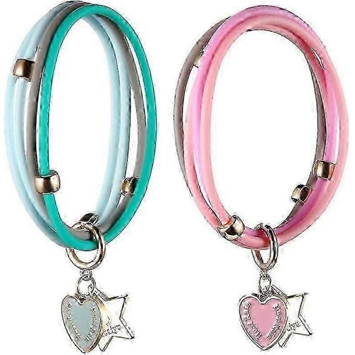Paquet De 2 Bracelets Anti-Moustiques Bracelet Anti-Moustique En Silicone Bandes Répulsives Naturelles Contre Les Moustiques Pour Enfants Et Adultes 