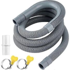 Tuyau de vidange Rallonge de tuyau de vidange Tuyau de vidange Tuyau de vidange pour machine à laver Tuyau de vidange pour sèche-linge (2 m)