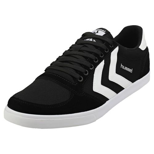 Hummel Slimmer Stadil Low Homme Baskets Decontractee Noir Blanc
