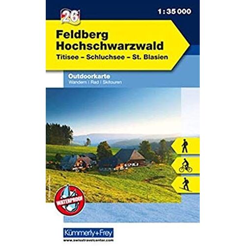 Kuf Deutschland Outdoorkarte 26 Feldberg - Hochschwarzwald