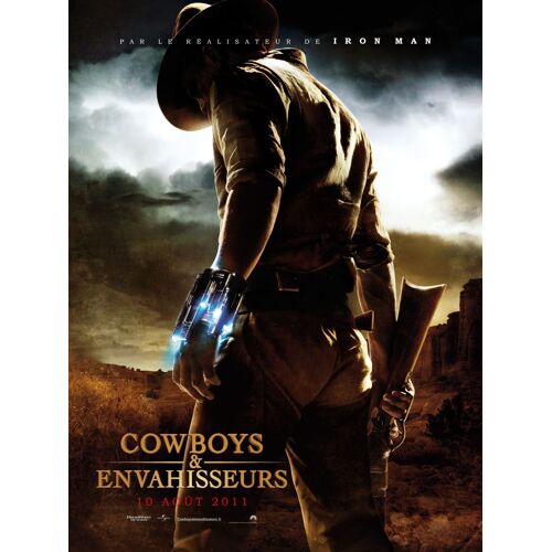 Cowboys Et Envahisseurs - Affiche Originale De Cinéma - Format 120x160 Cm - Un Film De Jon Favreau Avec Harrison Ford, Daniel Craig, Olivia Wilde, & - Année 2011
