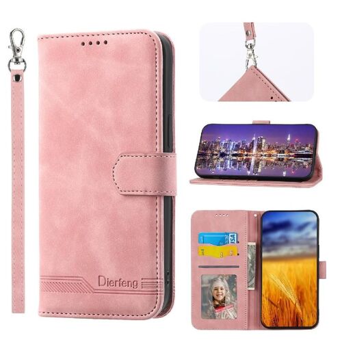 Flip Étui Pour Nokia C32 Cash Poche Fentes Pour Cartes Premium Bracelet Fermeture Magnétique - Couleur Rose