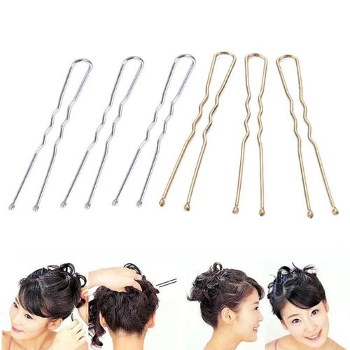 30 Pièces U Forme Épingle À Cheveux Tressé Pince À Cheveux Fix Coiffure Outil Alliage Métal Épingle À Cheveux Femmes Fille Outils De Coiffure 