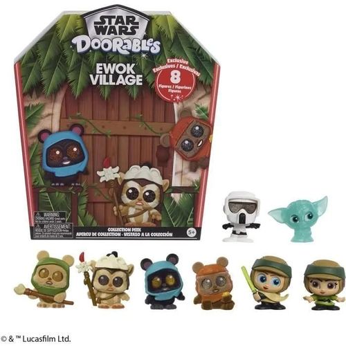 Figurines a collectionner - STAR WARS - Coffret Collector Ewok - 8 figurines exclusives. a partir de 5 ans