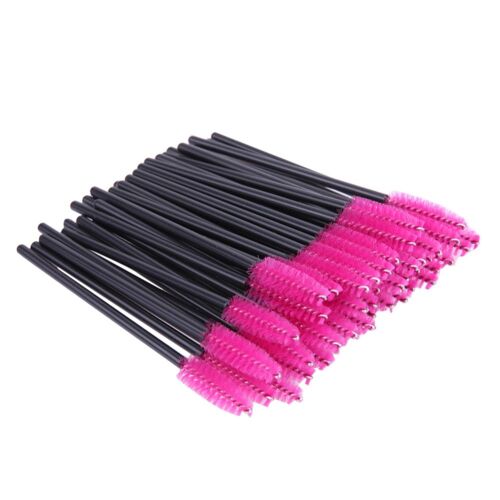 50pcs/1 50pcs Pinceau De Maquillage Brosse À Cils Unique Jetable Mascara Applicateur Baguette Synthétique Cils Peigne Cosmétique En Gros 