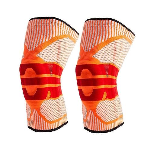 2 Pcs Packs Genouillères Et Stabilisateurs Latéraux, Coussinets De Gel Rotulien, Support De Genou Pour L'exercice