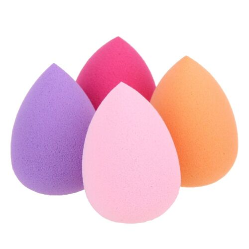 Colore 4 Pieces Maquillage Fond De Teint Eponge Cosmetique Bouffee Melange Bouffee Poudre Lisse Cosmetiques Maquillage Outil 2 Forme 