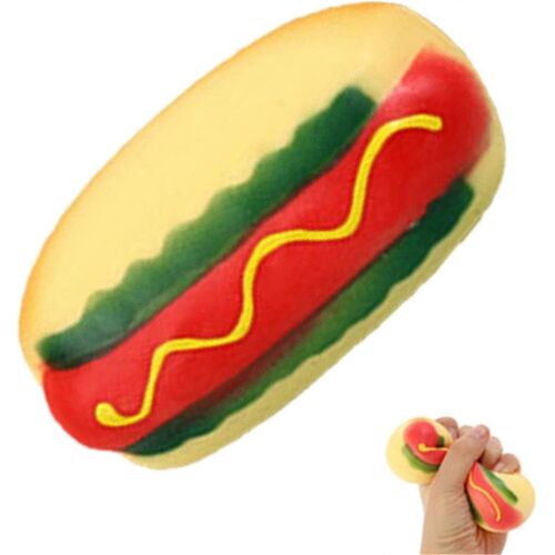 Jouet Stress Fidget | Jouet extensible | Jouet spongieux | Hot-dog Fidget en forme de saucisse
