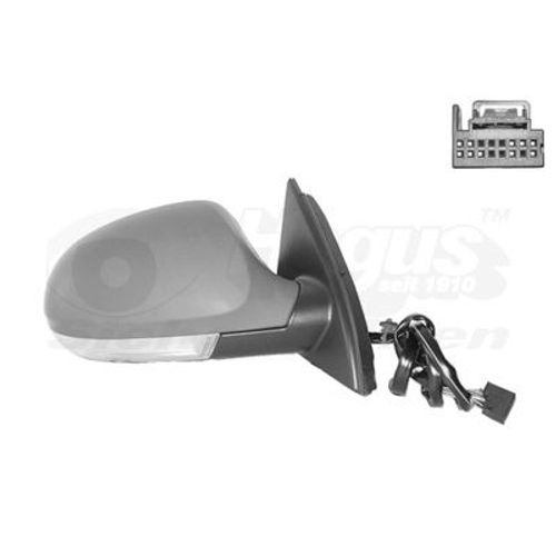 Retroviseur Electrique Droit Gris Metal Pour Volkswagen Passat 02/05 - 11/10