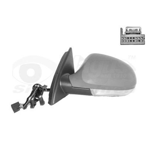 Retroviseur Electrique Gauche Gris Metal Pour Volkswagen Passat 02/05 - 11/10