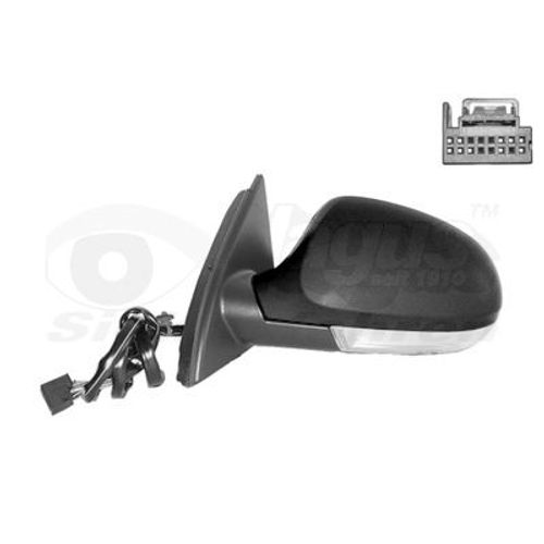 Retroviseur Electrique Gauche Noir Pour Volkswagen Passat 02/05 - 11/10