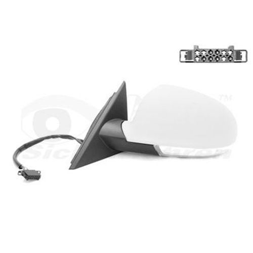 Retroviseur Electrique Gauche Blanc Pour Volkswagen Passat 10/00 - 02/05