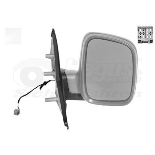 Retroviseur Electrique Droit Blanc Pour Volkswagen Transporter T5 03 - 09