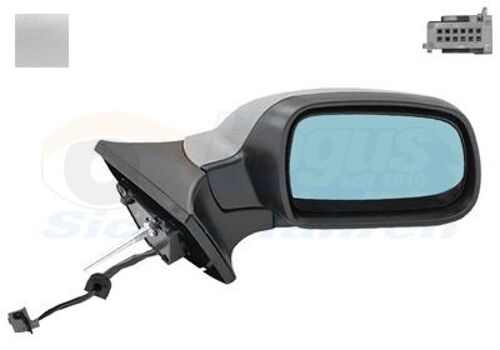 Retroviseur Electrique Droit Gris Metal Pour Peugeot 407
