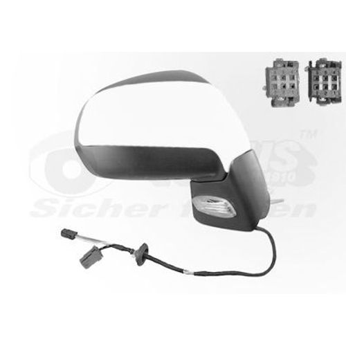 Retroviseur Electrique Droit Blanc Pour Peugeot 5008 9/09-17