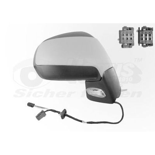 Retroviseur Electrique Droit Gris Metal Pour Peugeot 5008 9/09-17
