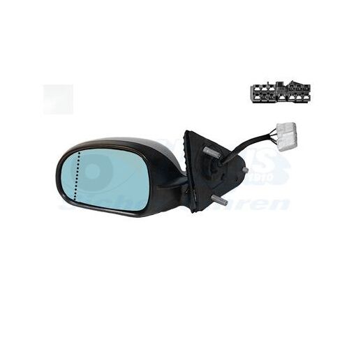 Retroviseur Electrique Gauche Blanc Pour Peugeot 406
