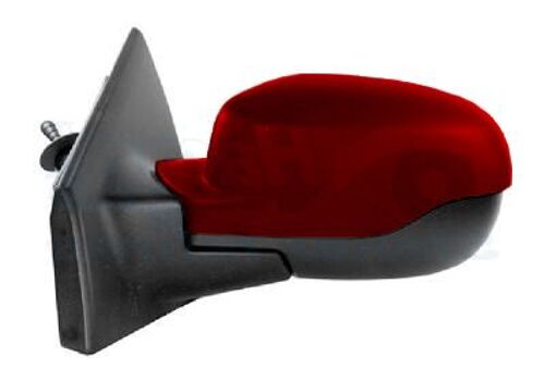 Retroviseur Gauche Rouge Pour Renault Clio Iii 06/09 -