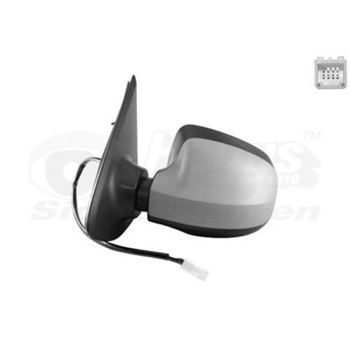 Retroviseur Electrique Gauche Gris Metal Pour Dacia Sandero 9/12 - 16